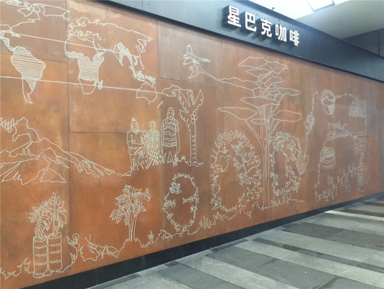 青山湖耐候钢幕墙